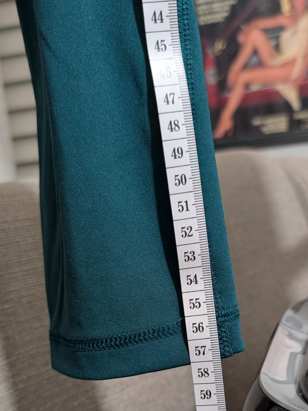 Aerie High-Rise Teal Leggings - Picture 6 of 8